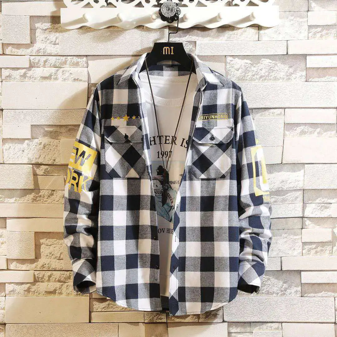 Casual Checkered Shirt For Men