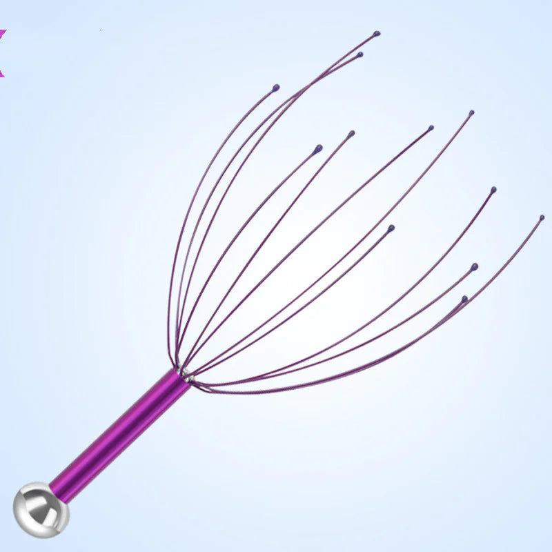 Handheld Octopus Scalp Massager for Relaxation & Stress Relief